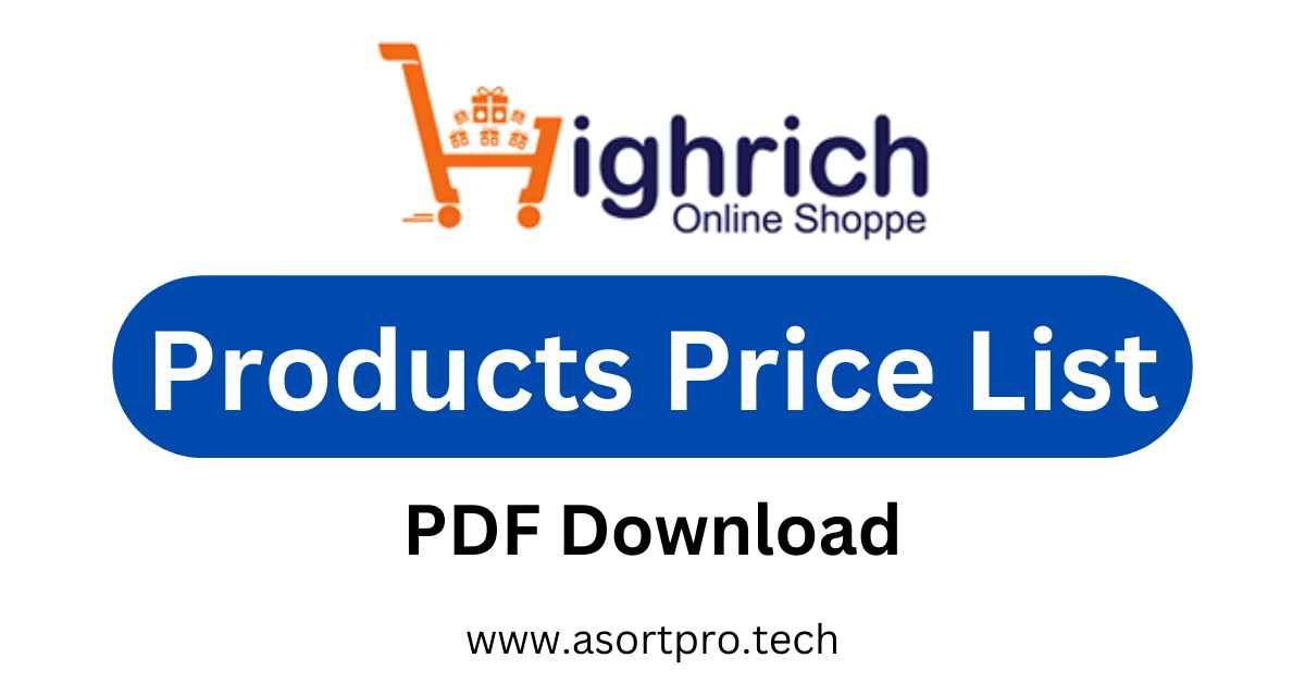 Highrich Products Price List