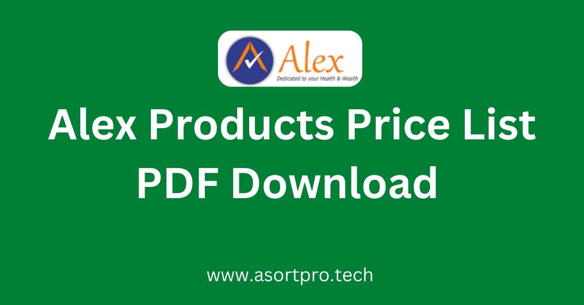 Alex Products Price List