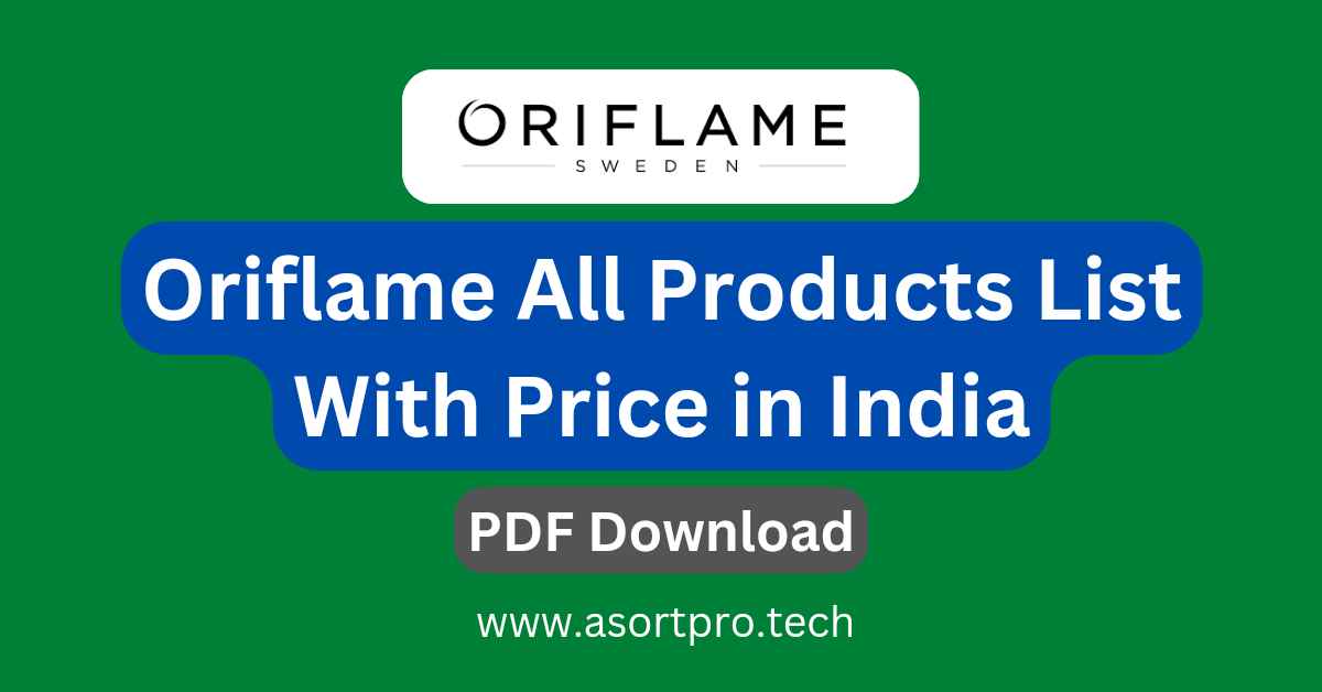 Oriflame All Products List With Price in India