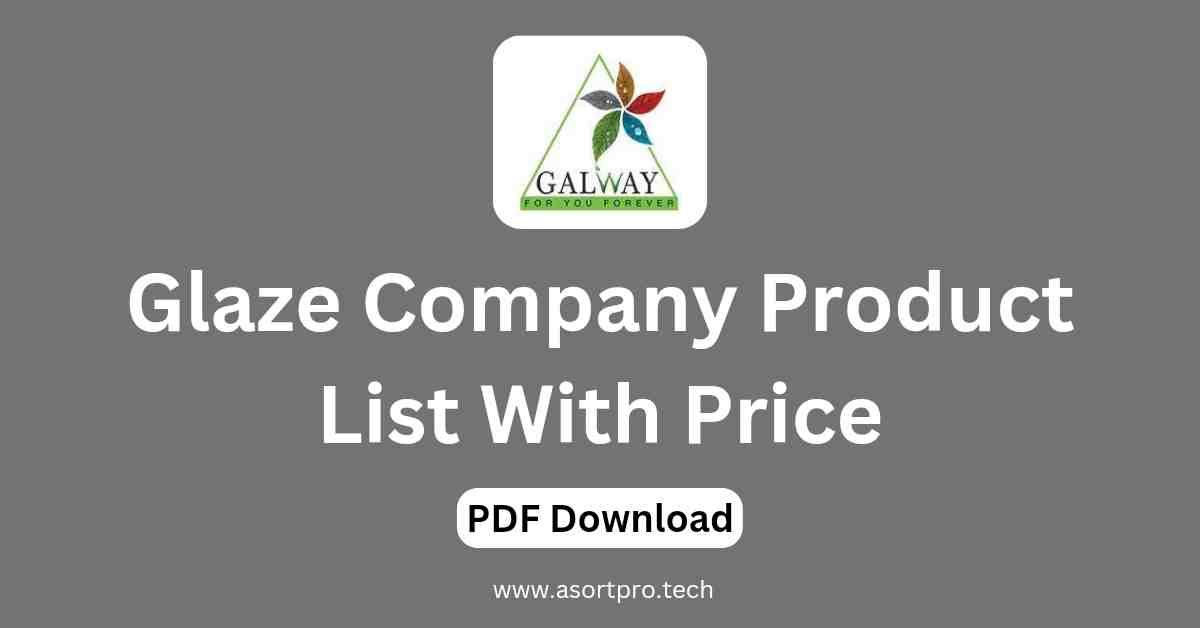 Glaze Product Price List