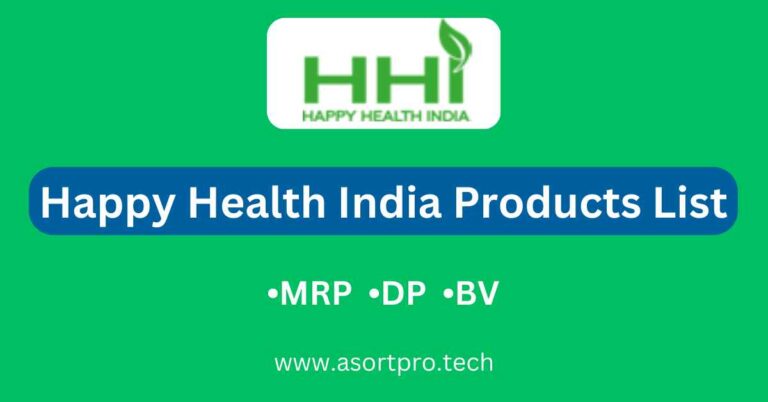 Happy Health India Products List