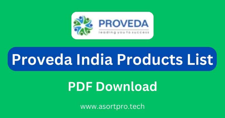 Proveda Products List