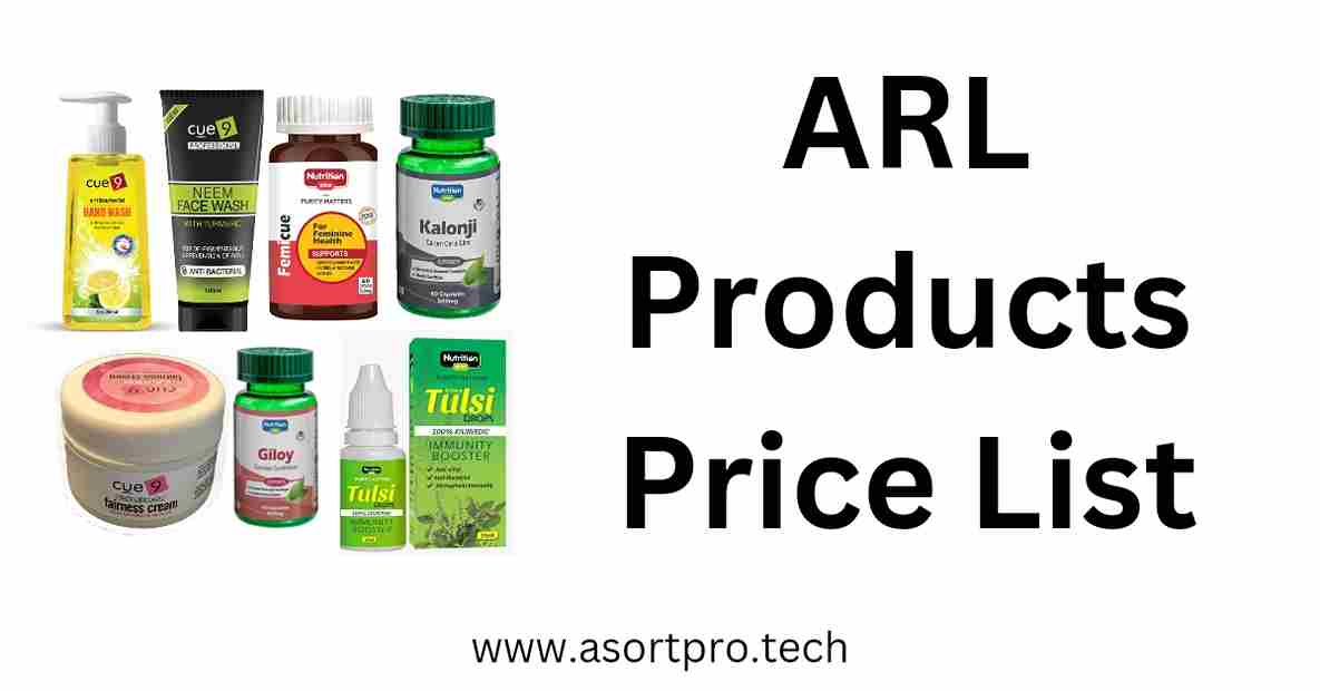 ARL Products Price List
